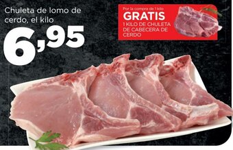 Alimerka Chuleta de Lomo de Cerdo, El Kilo oferta
