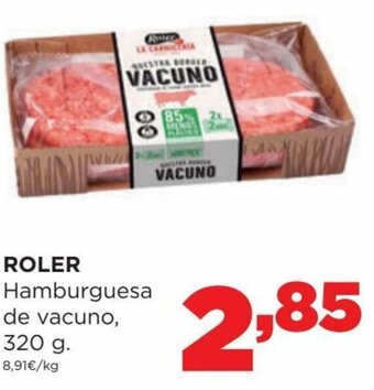 Alimerka Roler Hamburguesa De Vacuno, 320 g oferta