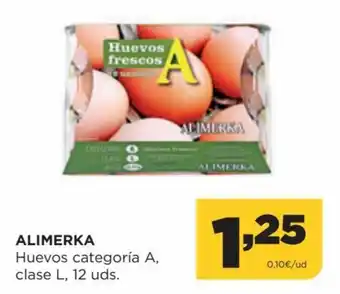 Alimerka Alimerka Huevos Categoría A, Clase L, 12 uds. oferta