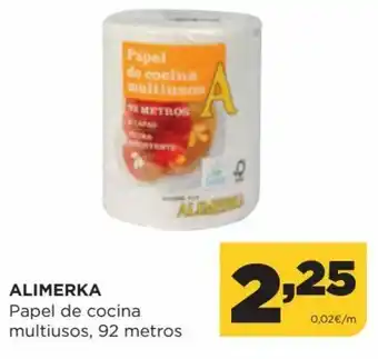 Alimerka Alimerka Papel de Cocina Multiusos, 92 Metros oferta