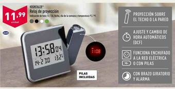 ALDI Krontaler Reloj De Proyección oferta