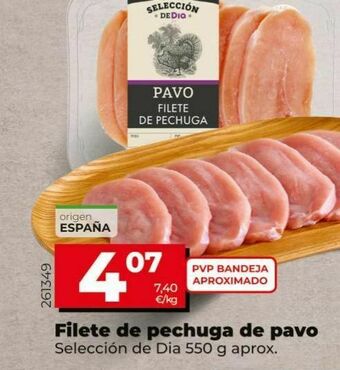 Maxi Dia Filetes de pechuga de pavo oferta