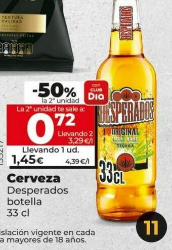 Dia Cerveza desperados oferta