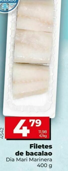 La Plaza de DIA Filetes de bacalao oferta