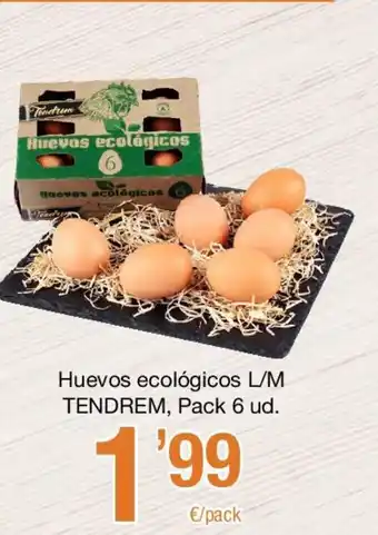 SPAR Tendrem Huevos ecológicos L/M Pack 6 ud oferta