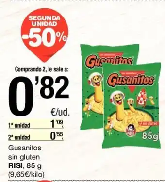 SPAR Risi Gusanitos sin gluten 85g oferta