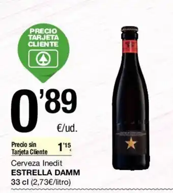 SPAR Estrella Damm Cerveza Inedit 33cl oferta