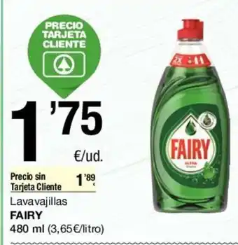 SPAR Fairy Lavavajillas 480ml oferta