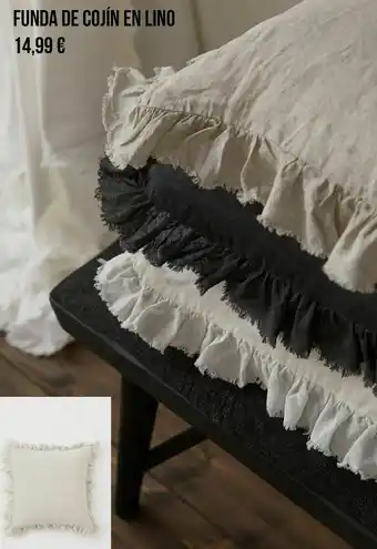 La Sierra Funda de cojín en lino oferta