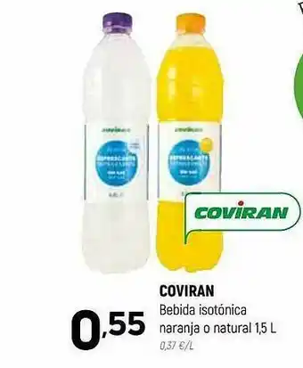 Coviran Coviran Bebida Isotónica Naranja O Natural oferta