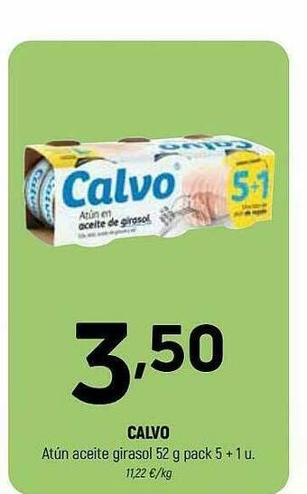 Coviran Calvo Atún Aceite Girasol oferta