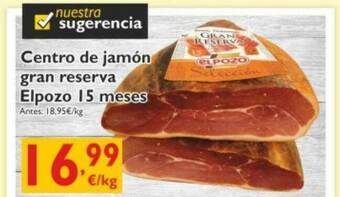 Supermercados La Despensa Centro De Jamón Gran Reserva Elpozo 15 Meses oferta