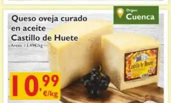 Supermercados La Despensa Queso Oveja Curado En Aceite Castillo De Huete oferta
