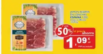 Supermercados La Despensa 2a Unid 50% Jamon Reserva En Lonchas España oferta