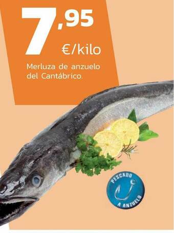 Supermercados Lupa Merluza De Anzuelo Del Cantábrico oferta