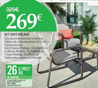 Carrefour Set café málaga oferta