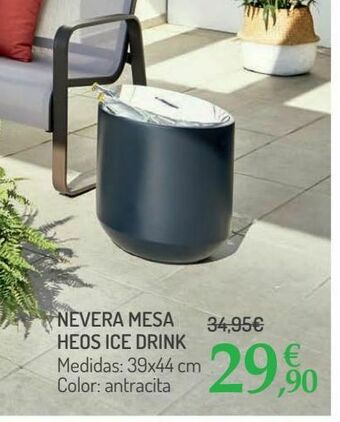 Carrefour Nevera mesa heos ice drink oferta