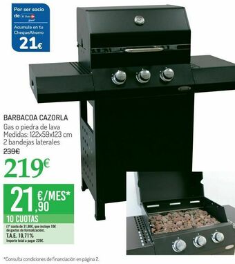 Carrefour Barbacoa cazorla oferta