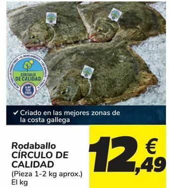 Carrefour Rodaballo círculo de calidad oferta