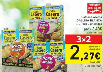 Carrefour Caldos caseros gallina blanca oferta
