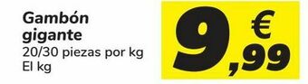Carrefour Gambón gigante oferta