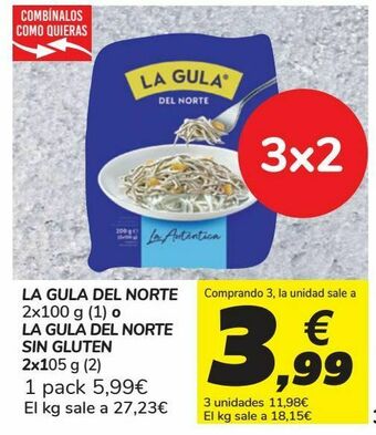 Carrefour La gula del norte o la gula del norte sin gluten oferta
