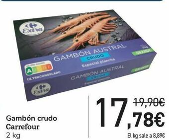 Carrefour Gambón crudo carrefour oferta