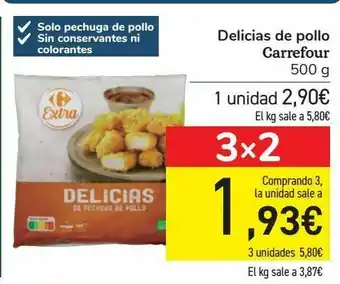 Carrefour Delicias de pollo carrefour oferta