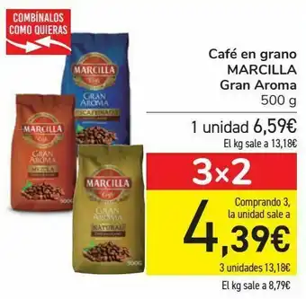 Carrefour Café en grano marcilla gran aroma oferta