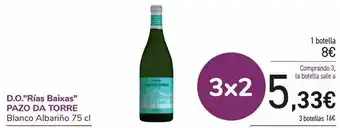 Carrefour D.o. ''rías baixas'' pazo da torre oferta