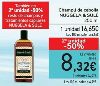 Carrefour Champú de cebolla nuggela & sulé oferta