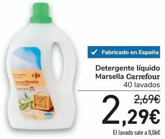 Carrefour Detergente líquido marsella carrefour oferta