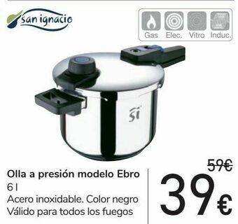 Carrefour Olla a presión modelo ebro oferta