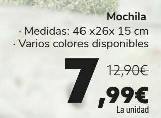 Carrefour Mochila oferta