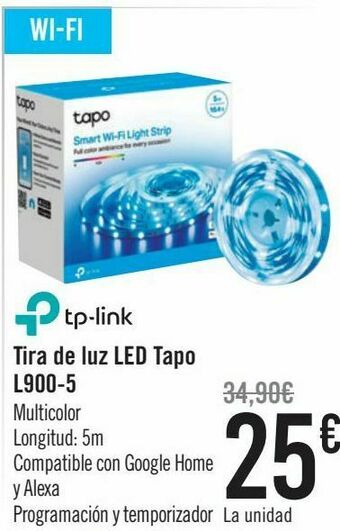 Carrefour Tira de luz led tapo l900-5 oferta