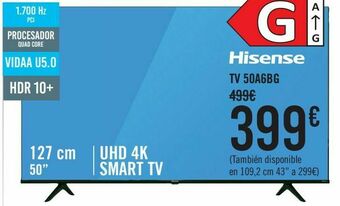 Carrefour Hisense tv 50a6bg oferta