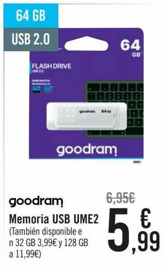 Carrefour Goodram memoria usb ume2 oferta