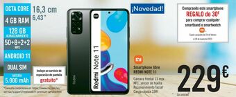 Carrefour Smartphone libre redmi note 11 oferta