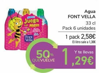 Carrefour Agua font vella oferta