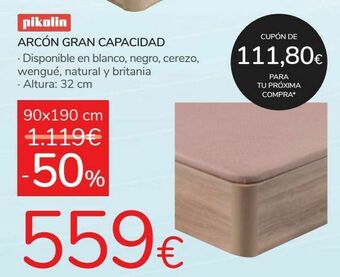 Carrefour Pikolin arcón gran capacidad oferta