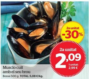 La Sirena Mejillones cocidos oferta