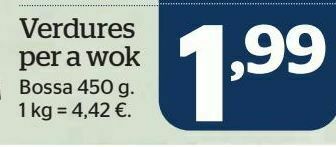 La Sirena Verduras congeladas oferta