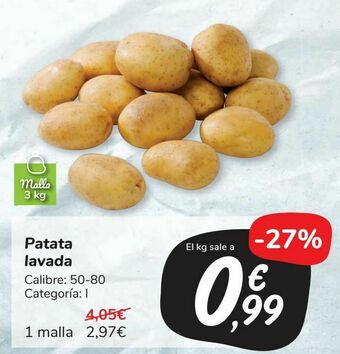 Carrefour Market Patata lavada oferta