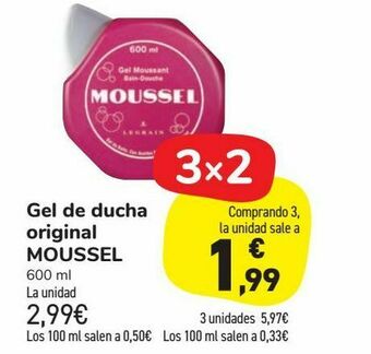 Carrefour Market Gel de ducha original moussel oferta