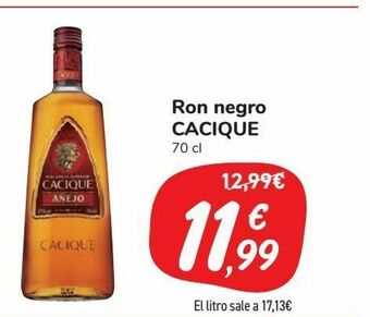 Carrefour Market Ron negro cacique oferta