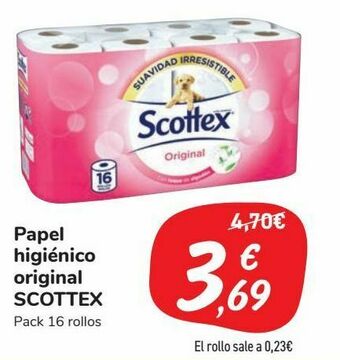 Carrefour Market Papel higiénico original scottex oferta