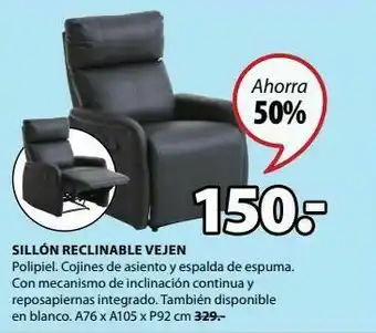 JYSK Sillón relax oferta