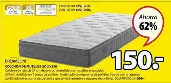 JYSK Colchón de muelles dreamzone oferta