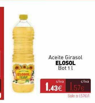 Cuevas Cash Aceite Girasol Elosol oferta