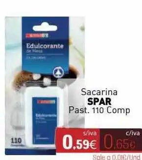 Cuevas Cash Sacarina Spar Past oferta